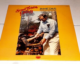 Jimmie Davis Soul Train To Glory Southern Gospel Music vinyl lp