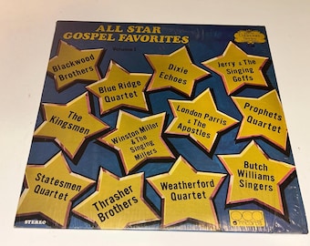 All Star Gospel Favorites various artists Gospel Music vinyl Record Album lp