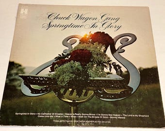 Lp Chuck Wagon Springtime in Glory Southern Gospel Music vinyl Record Album lp
