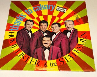 Hovie Lister And The Statesmen New Sounds Today Southern Gospel Music vinyl Record Album lp