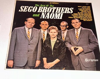 The Best Of The Sego Brothers And Naomi Southern Gospel Music vinyl Record Album lp