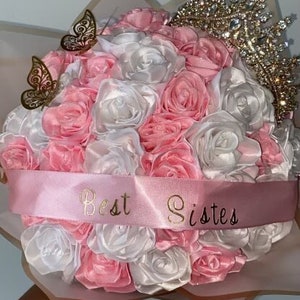 ribbon roses/eternal flowers
