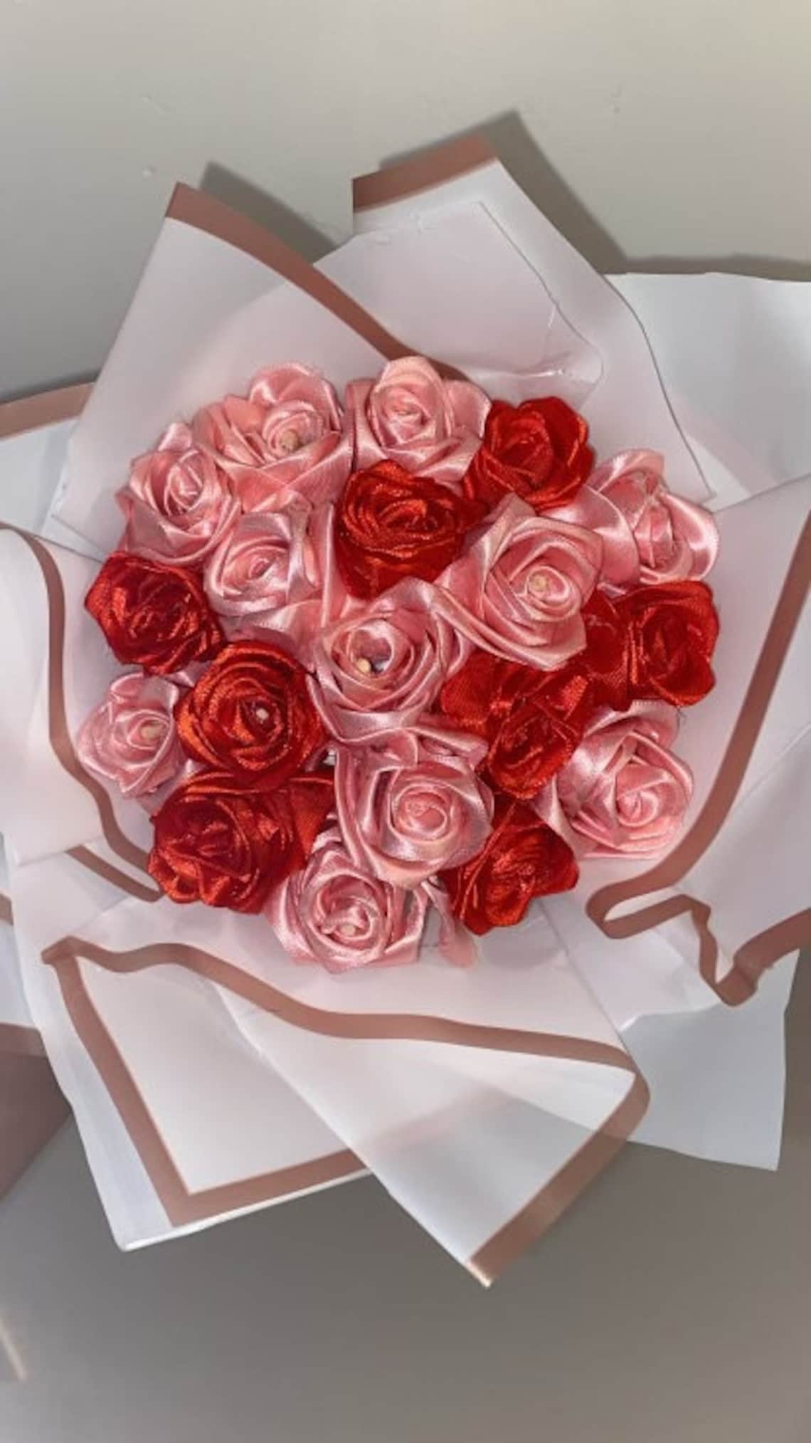 Ribbon Roses/ Eternal Flowers /ramos Buchones - Etsy