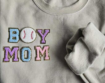 Sudadera BOY MAMA Sudadera para mamá nueva Sudadera para mujer Camiseta de béisbol para mamá Regalo para mamá nueva Regalo de embarazo para ella Regalo para amiga