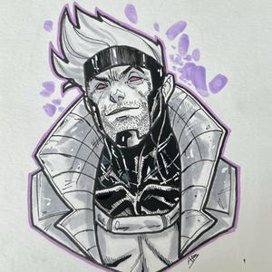 Gambit Art Print: Hotel Series Giclée Illustration