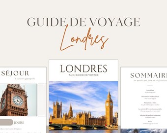 Guide de Voyage Londres - Itinéraire de voyage - Livre de voyage - Conseils et Renseignements - Astuces de voyage - Téléchargement numérique