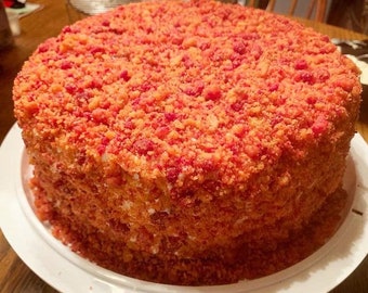 Strawberry Crunch Shortcake Award winning cake