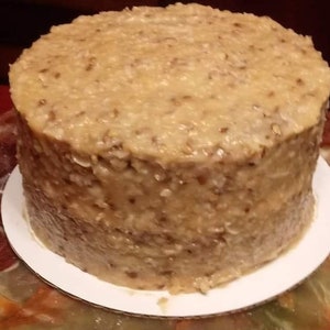 German Chocolate 3 layer cake