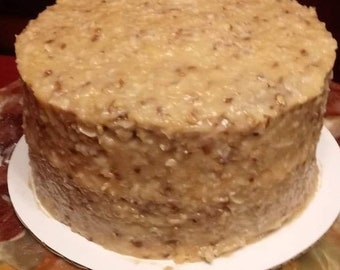 German Chocolate 3 layer cake