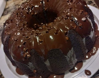 Triple  Chocolate  fudge Cake