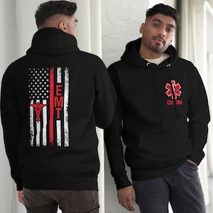 EMT benutzerdefinierte Unisex Hoodie, Geschenk für Hoodie, EMT Hoodie, individuelles Geschenk für EMT, personalisierter Hoodie, benutzerdefinierter Hoodie