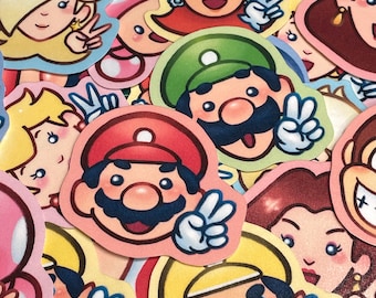 Mario Cuties: Victory Series, Die Cut Stickers