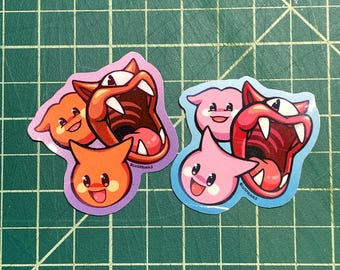 Scarfy, Kirby, Die Cut Vinyl Stickers