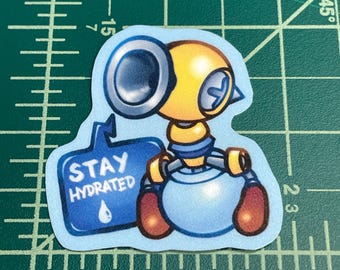 Stay Hydrated, F.L.U.D.D, Die Cut Sticker