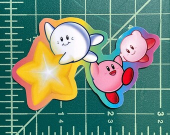 Kirby Anniversary, Die Cut Vinyl Sticker