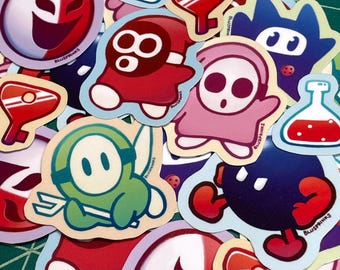 SMB2: Enemies Collection, Die Cut Vinyl Stickers
