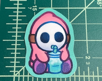 Baja Slurp Shy Guy, Die Cut Sticker