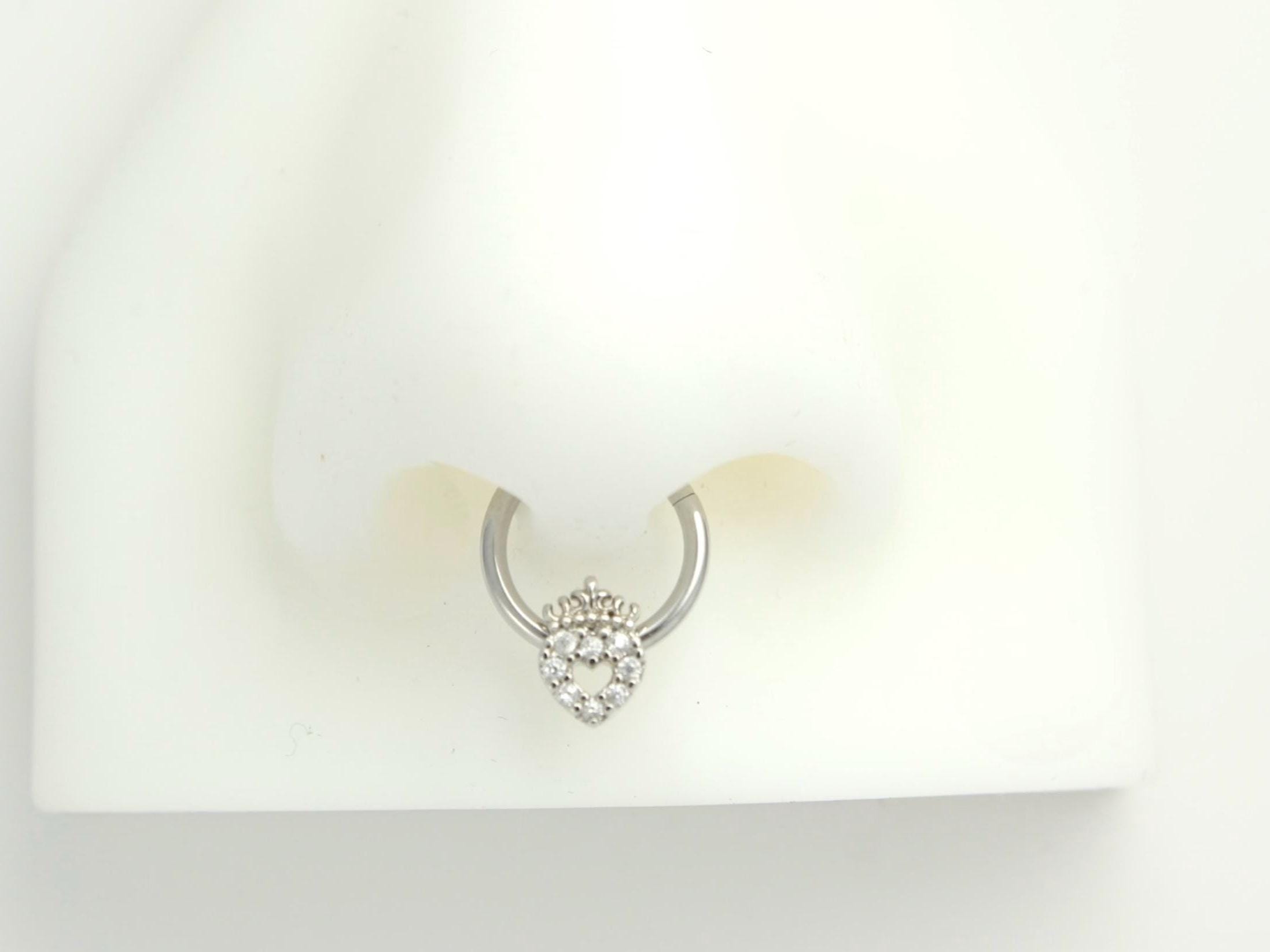 アクセサリー LANIE Heart jewelry clicker 16G pt900 Pt | LANIE
