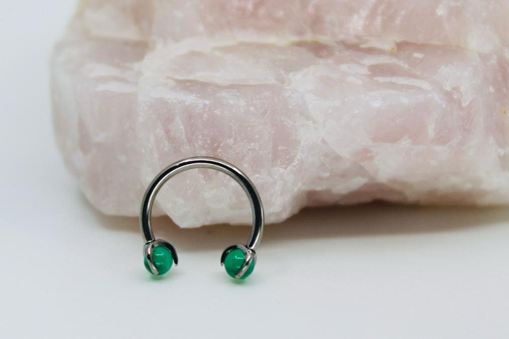 Jade shop septum ring