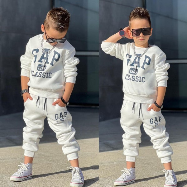Elevate Toddler and Boys' Style with Gap's Classic 1969 Apparel - Trendy Sweatsuit & Kids Wear Fashion Delight!