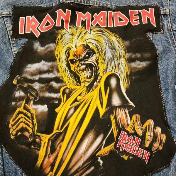Vintage 90's Levi's Iron Maiden Jean Jacket