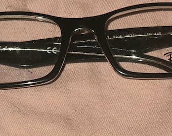 Ray-Ban RX5206 in color code 2034. This specific model is a full-rim rectangular frame made from acetate.