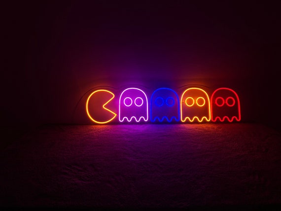 Pacman neon light deals