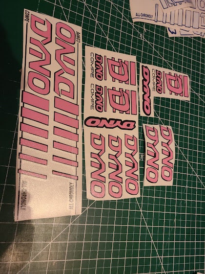 BMX Dyno Compe Decal Set 86 87 88 Vintage - Etsy