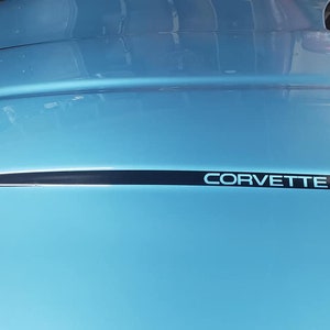 Bandes de capot de la Corvette C4 1984-1996 avec inscription Corvette