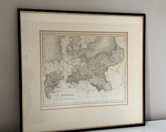 1850s Map of Prussia by J. Archer