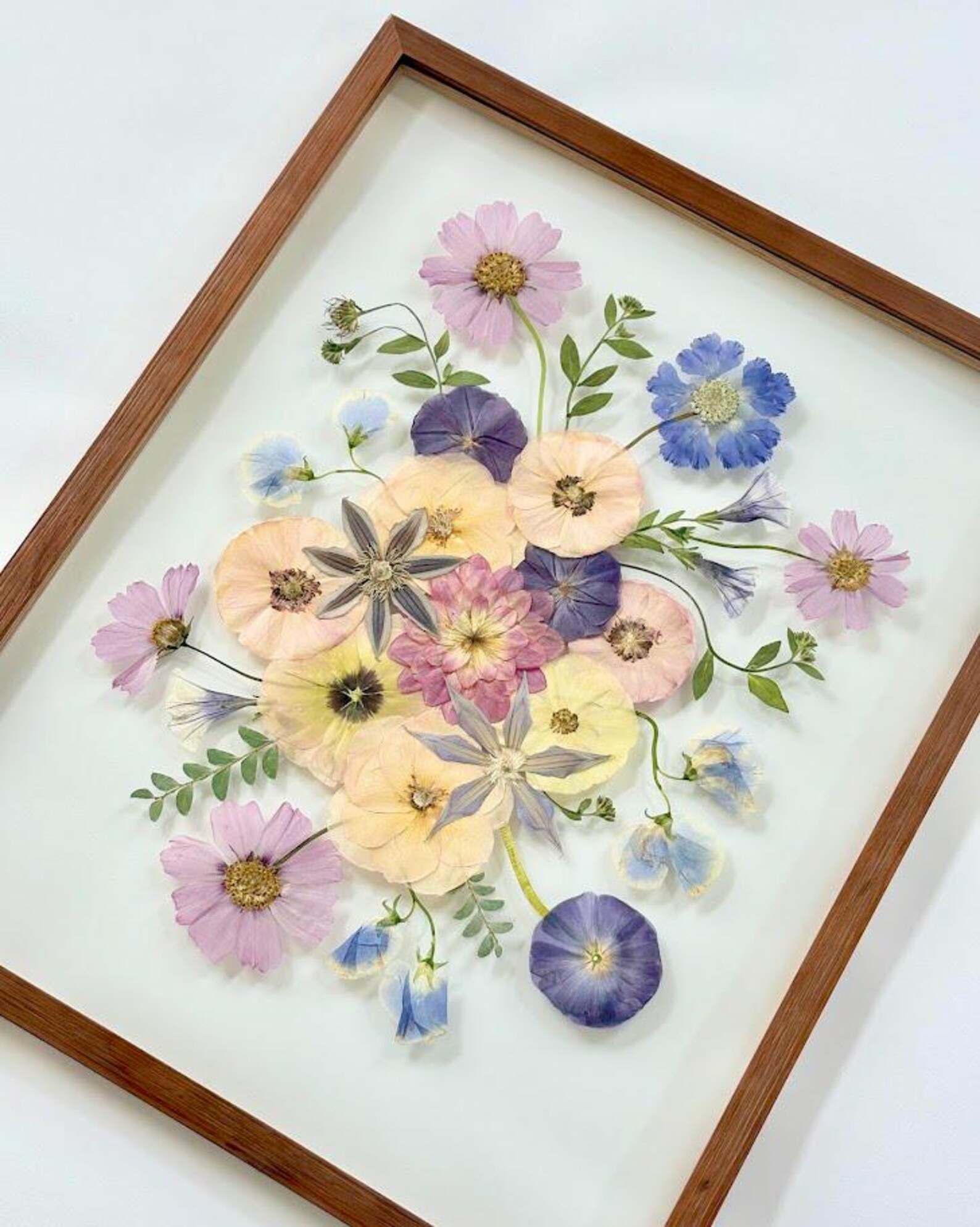 Wedding Bouquet Preservation - Custom Pressed Flower Art