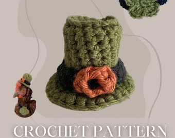 Crochet Chicken St Patrick's Day Hat Pattern (PDF Download)