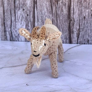 Crochet Pattern Goat farm baby animal plushie crochet easy crochet pattern Goat Crochet Plushie DIY crochet pattern Amigurumi goat pattern