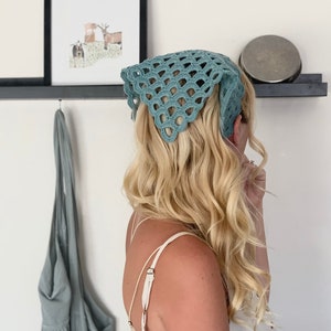 Crochet Pattern Bandana Headband Crochet Shell Headband Pattern Lace Crochet Headband Pattern Lacy Headband Bandana Crochet Pattern Easy