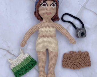 Amigurumi Doll Crochet Pattern: Clothes & Accessories (PDF Pattern)