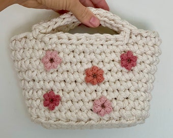 Patrón de cesta de flores a crochet: Bicicleta y cesta de Pascua fáciles para principiantes (patrón PDF)