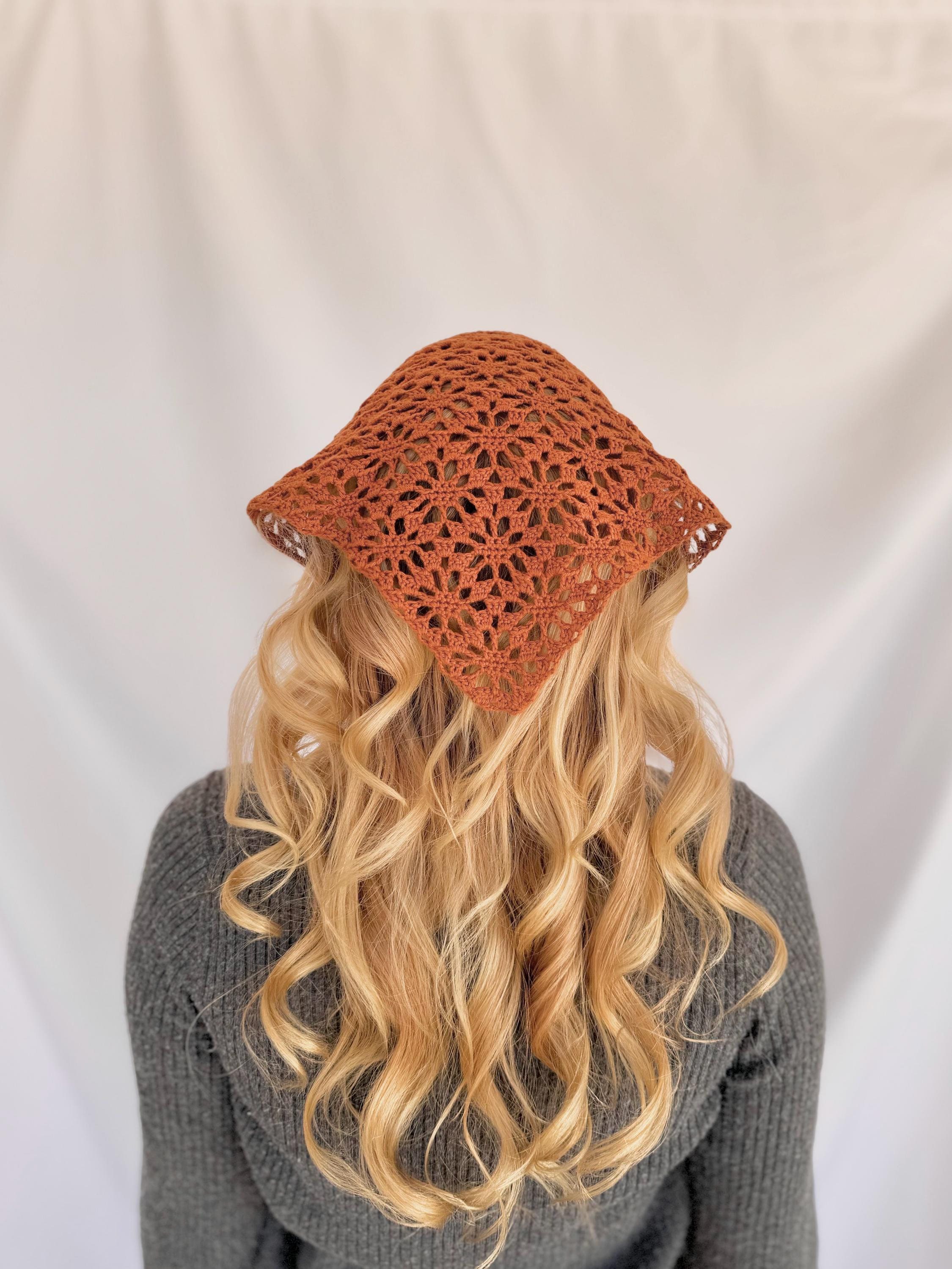 Diademas Con Flor De Ganchillo Para Mujer, Diadema Tejida Con Flor