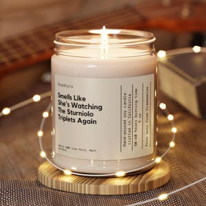 Sturniolo Triplets Candle, Duftkerze Stturniolo Brothers, Youtube stars, Nick Sturniolo, Chris Sturniolo, Matt Sturniolo, merch