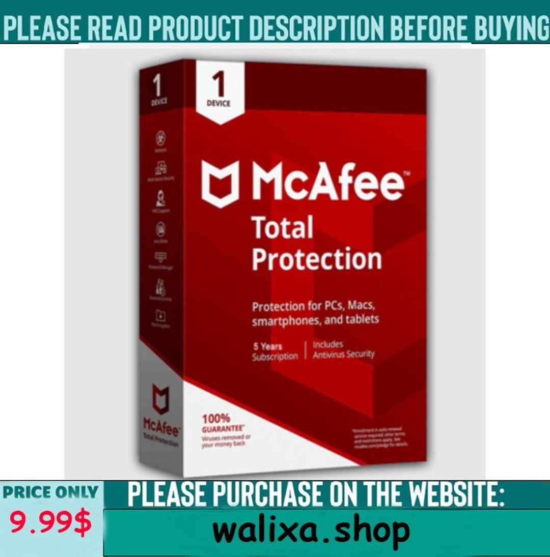 Mcafee Total Protection 2024 ,mcafee Total Protection 2024 ,mcafee 1 Device 5years for Windows