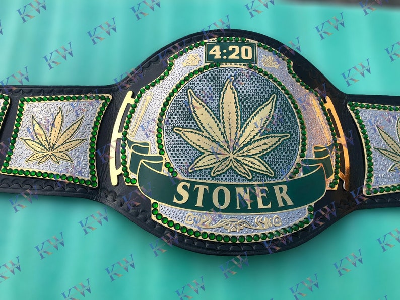 420 Smoker Stoner Wrestling Belt Adult Size Replica. - Etsy