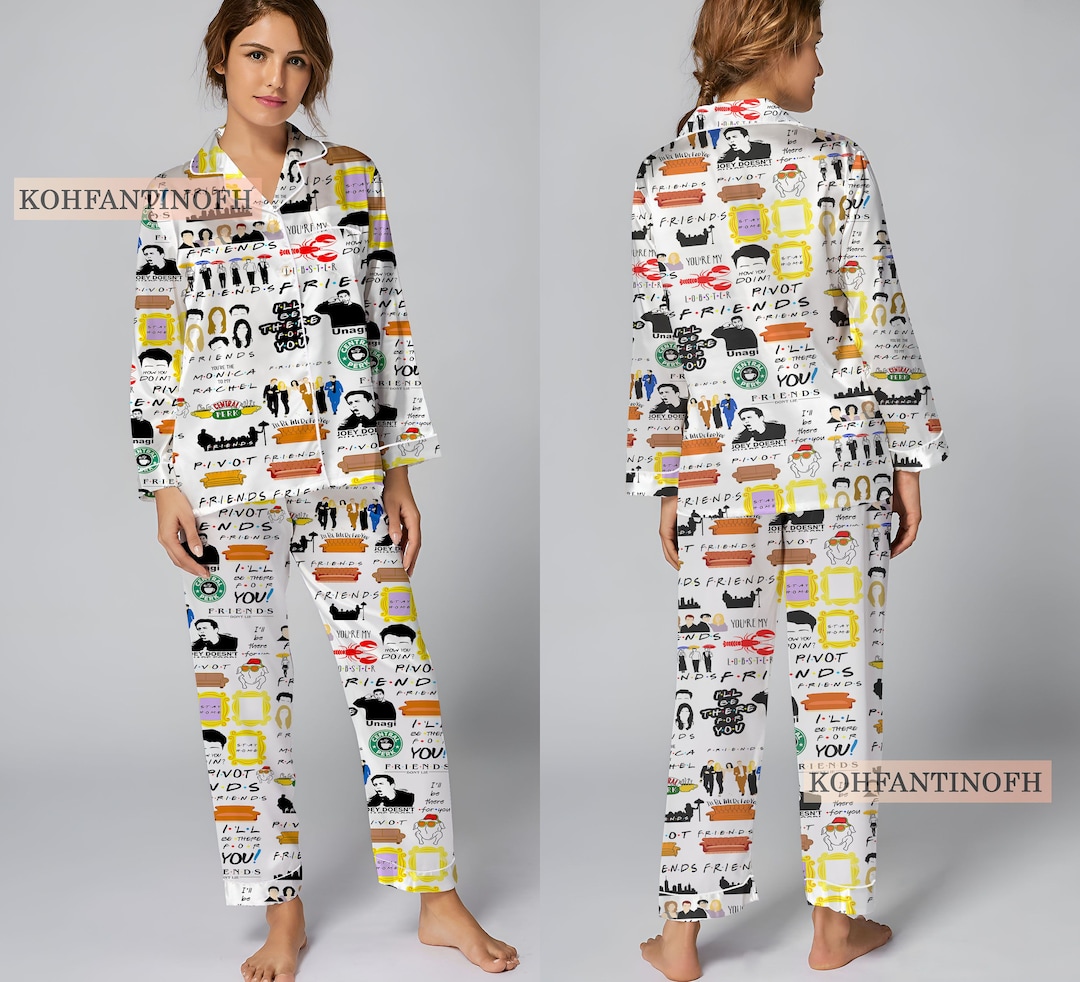 Friends TV Show Pajamas, Friends TV Movie Pajamas Set, Friends Holiday