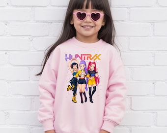 Sudadera de cazadores de demonios del Kpop para niños pequeños, jersey de cazador de demonios del Kpop