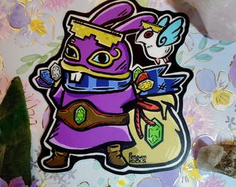 LoZ Ravio, Treasure is Pleasure! | 3&quot; matte sticker
