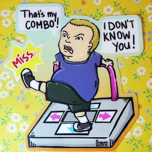 That&#39;s My Combo! Bobby Hill DDR Sticker