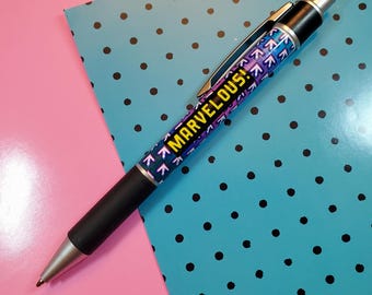 Marvelous DDR Pen (Dance Dance Revolution)| Ballpoint Pen, Black Ink