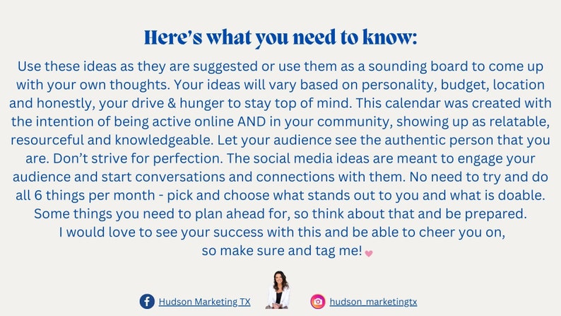 Realtor Marketing Calendar for 2024 - Etsy