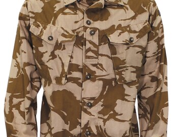 Giacca militare originale dell'esercito britannico Combat Tropical DPM Desert Camo Nuova