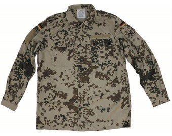 Vintage '80s DDR East German Army NVA Raindrop Strichtarn