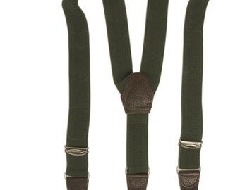 Authtenic Czech Military Suspenders M60 Genuine Surplus Adjustable Vintage Used