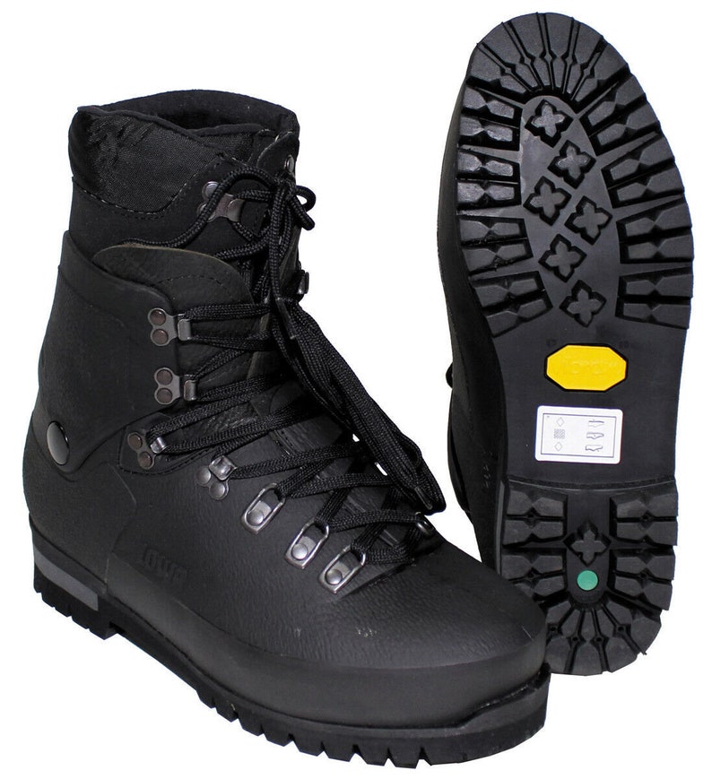 Original Army Military Winter Ski Boots LOWA Black Civetta Extrem New image 1